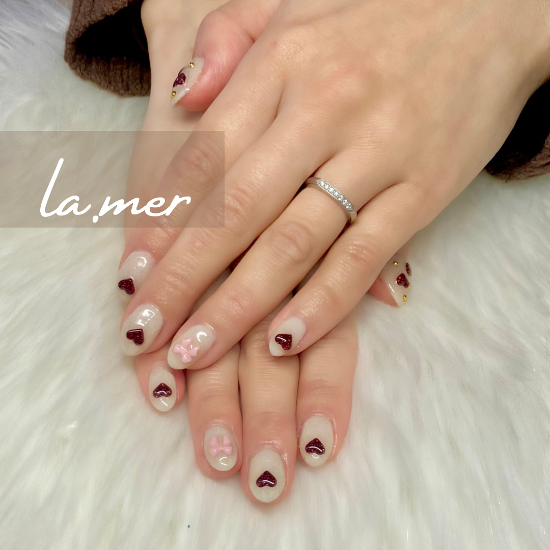Valentine nail